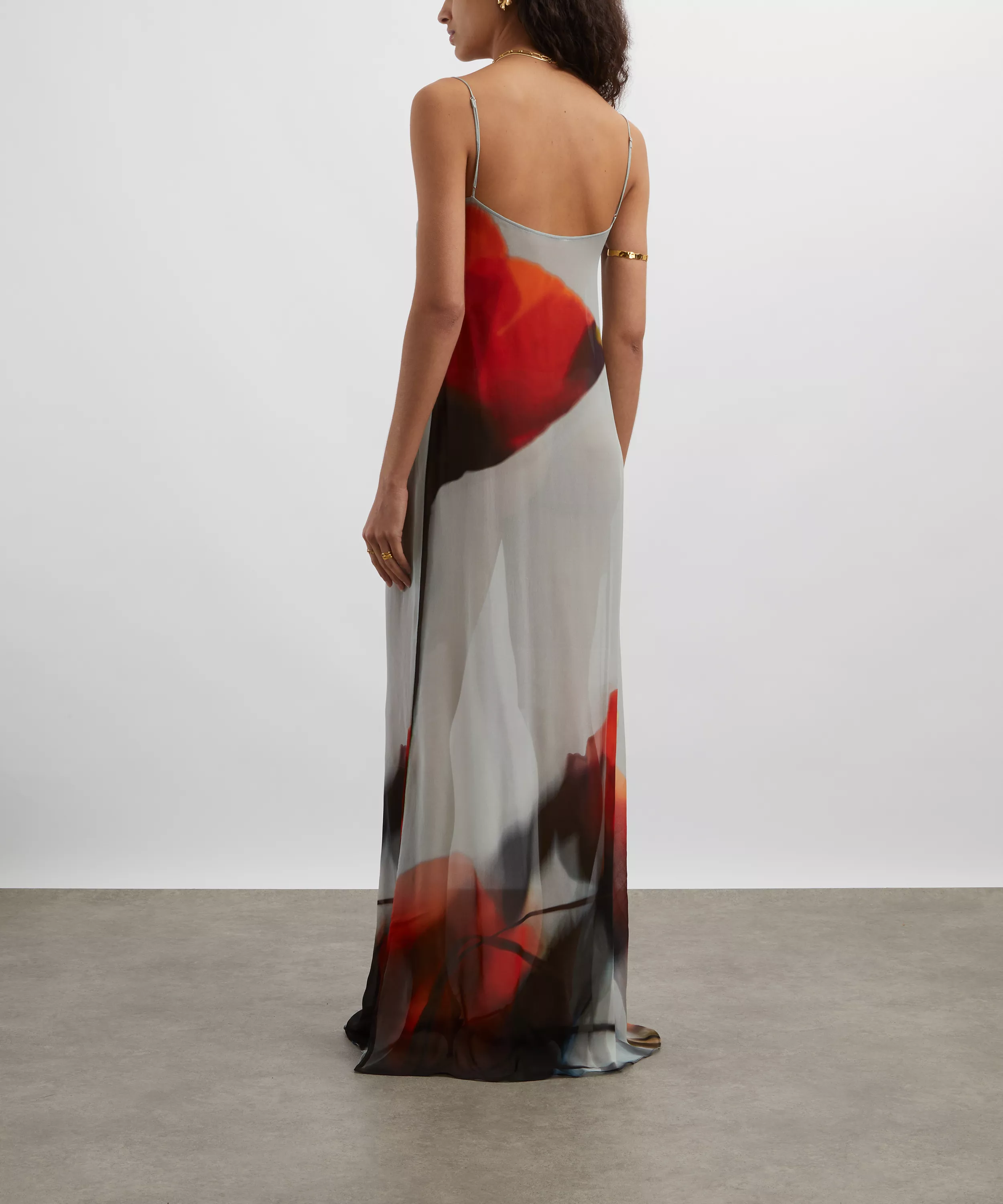 Rat and Boa Luciana Tulip Print Slip Maxi Dress