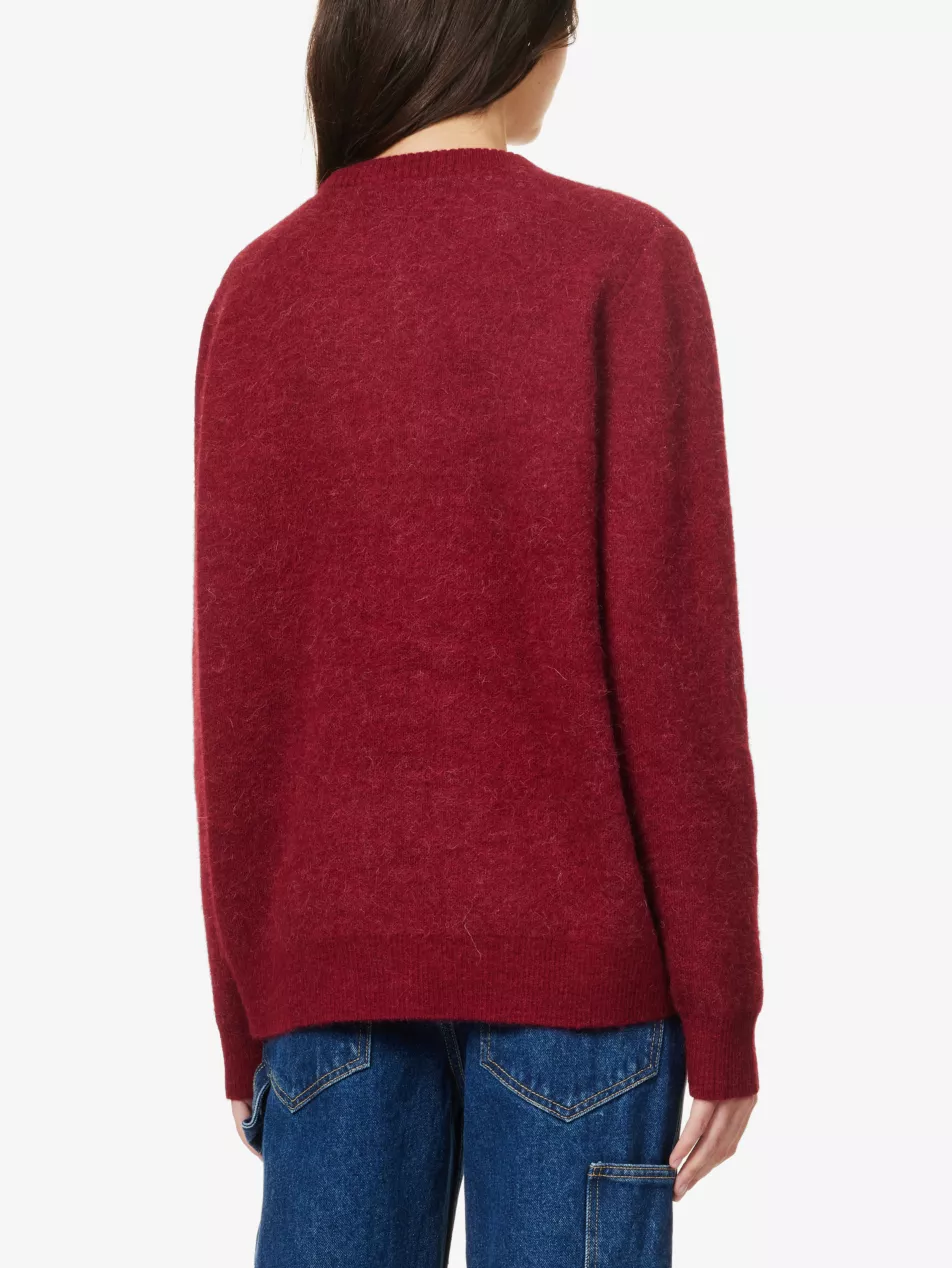 Bella Freud Loving Alpaca Wool Blend Knit Jumper