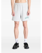 Sporty & Rich Unisex Grey California Print Cotton Shorts