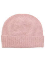 Vivienne Westwood Pink Fluffy Orb Logo Alpaca Wool Blend Beanie Hat