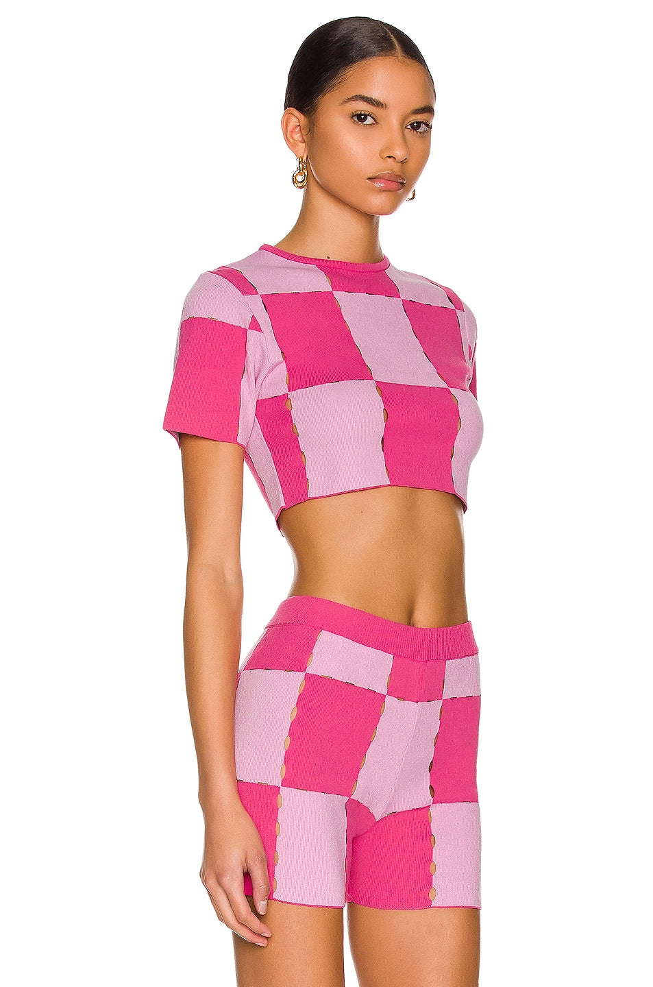 Jacquemus Le Maille Gelato Pink Knit Top