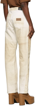 Bianca Saunders Beige Wrangler Edition Knit Where Jeans
