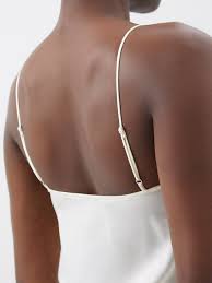 ASHLYN Bonnie Ruffle Front Strappy Ivory Crepe Top - House Of Huntington