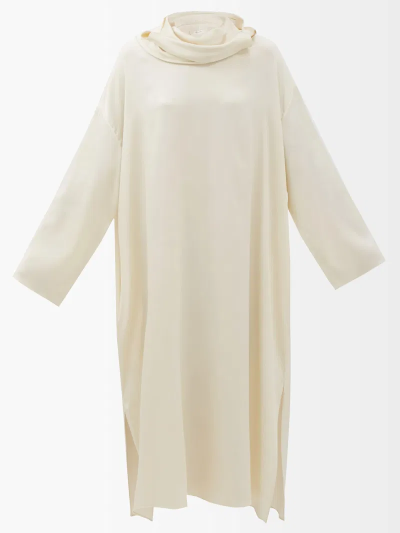 ivory cowl neck sweater dress Ivory Waffle Knit Cowl Neck Sweater Dress | Womens | Medium (Available in L, XL) | Polyester/Nylon
