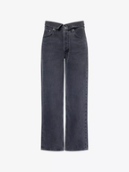 Agolde Echo Taper Leg Foldover Waist Denim Jeans