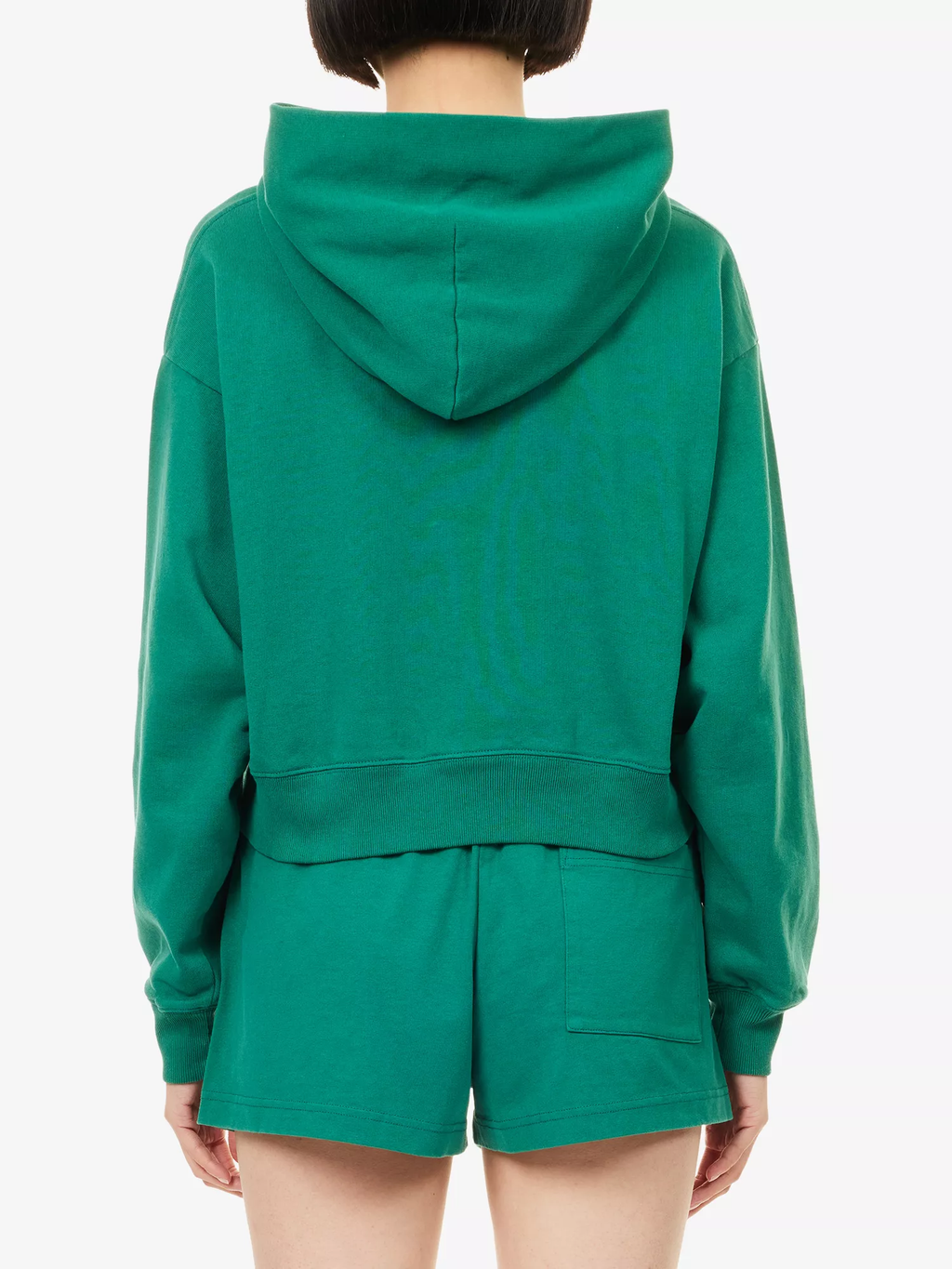 Sporty & Rich Alpine Green Brit Crest Embroidered Hoodie