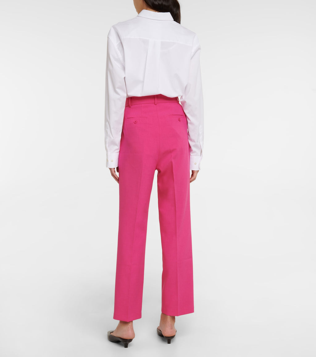 The Frankie Shop Bea High Rise Straight Suit Trousers