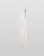 Rat and Boa Ophelia White Satin Dress Maxi Dress