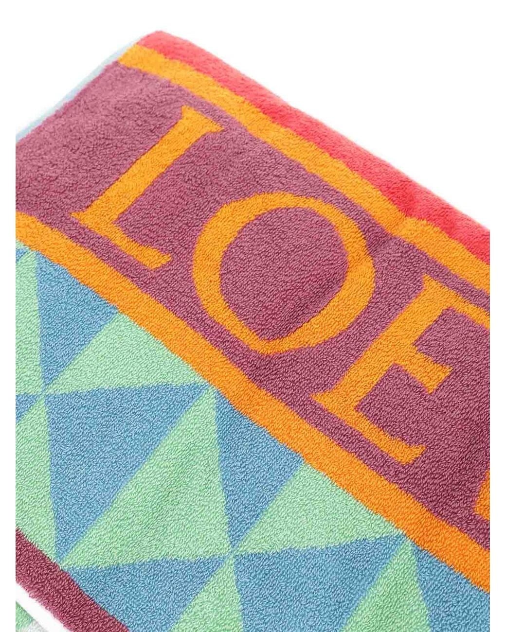 Loewe Paula's Ibiza Logo Jacquard-Bussola Towel