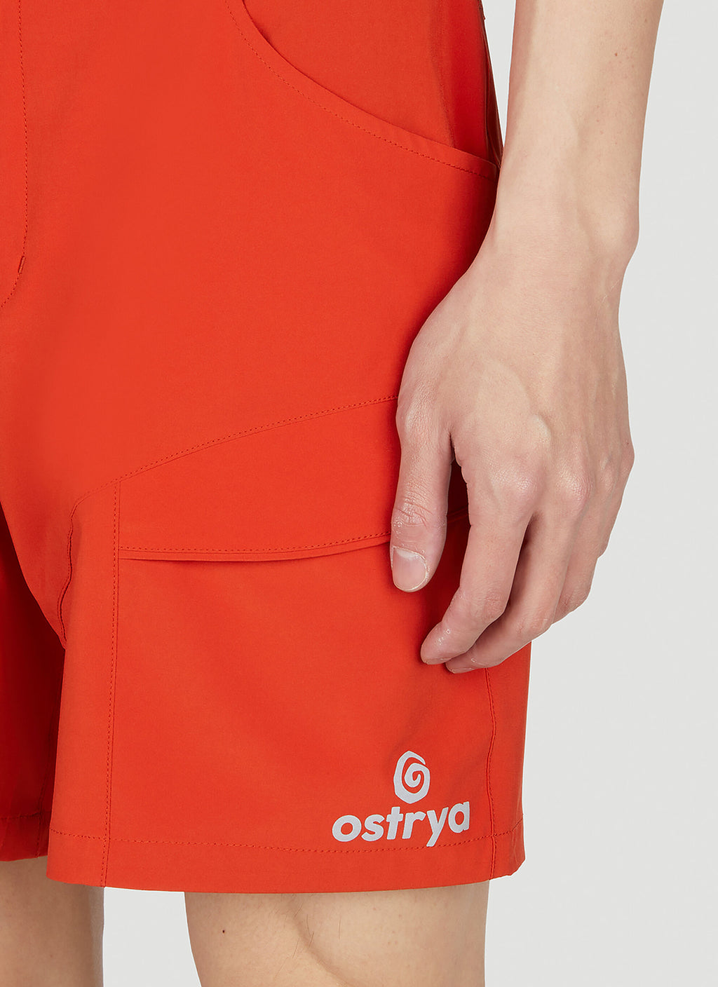 Ostrya Yarrow Hiking Shorts In Orange