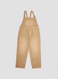 Nigel Cabourn Lybro Cotton Canvas Dungarees In Tan - House Of Huntington