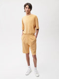 Pangaia Terry Cloth Toweling Beige Long Shorts