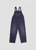 Nigel Cabourn Lybro Cotton Canvas Dungarees Navy Blue - House Of Huntington