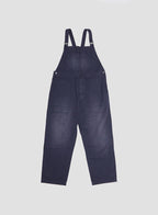 Nigel Cabourn Lybro Cotton Canvas Dungarees Navy Blue - House Of Huntington