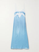 SLEEPING WITH JACQUES Francine Silk Lace Detail Slip Dress - House Of Huntington