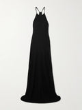 Christopher Esber Metallic Black Knitted Maxi Dress