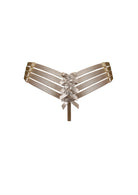 Bordelle Adjustable Webbed Caramel Thong - House Of Huntington