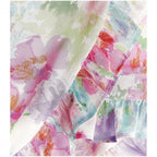 ALESSANDRA RICH Floral Print Taffeta Bow Front Ruffle Detail Mini Dress - House Of Huntington