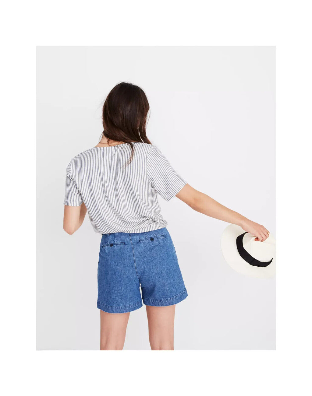 Madewell Novel Top Tie-front en haut Stripe