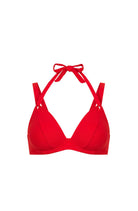 Pain De Sucre Red Double Strap Iquito Bikini Top - House Of Huntington