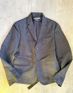 JACQUEMUS Menswear Le Chouchou Le Veste Piccinni Navy Blue Blazer Jacket - House Of Huntington