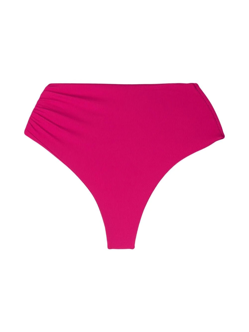 THE ATTICO Knot-Detail High-Waited Bikini Briefs in Pink - House Of Huntington