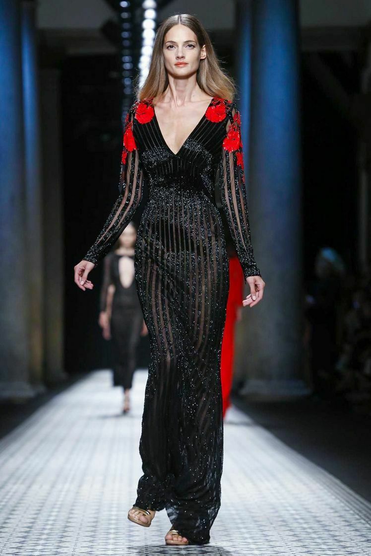 Runway Couture Beaded Lace Dress BallGown