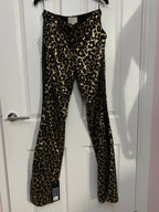 REDEMPTION Sequinned Leopard Print Trousers - House Of Huntington