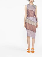 MIAOU Sienna Bristol Plaid Tartan Check Purple Skirt - House Of Huntington