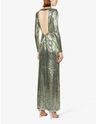 GALVAN LONDON Adela Full Sequinned Cut Out Open Back Evening Gown Dress - House Of Huntington