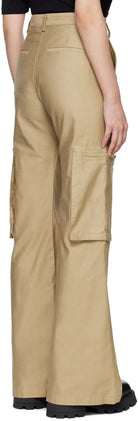 AMIRI Cargo Wide Tan Trousers - House Of Huntington