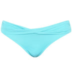 Seafolly Turquoise Bikini Goddess Twist Band Hipster Seychelles Bottoms - House Of Huntington