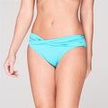 Seafolly Turquoise Bikini Goddess Twist Band Hipster Seychelles Bottoms - House Of Huntington