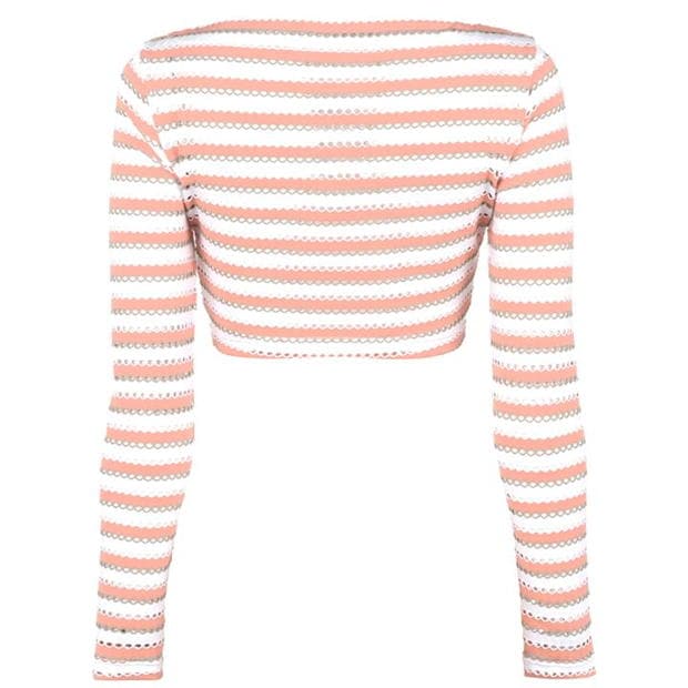 Seafolly Sun Protection Long Sleeved Cropped Vest Rash Guard Top - House Of Huntington