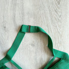 HERVE LEGER Emmalie Green Bandage Halterneck Club Party Swimsuit - House Of Huntington