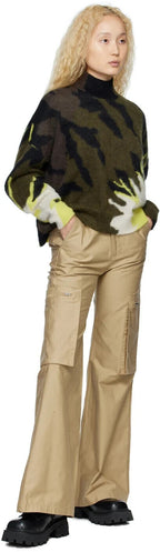 AMIRI Cargo Wide Tan Trousers - House Of Huntington