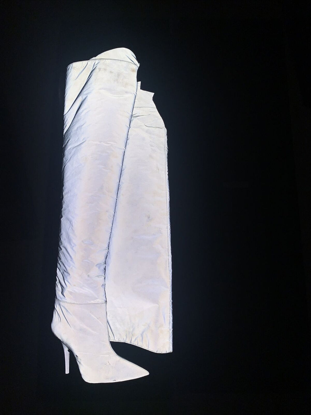 YEEZY SEASON 5 Reflective Thigh High Boots