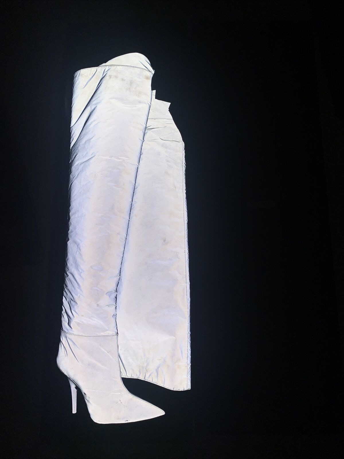 YEEZY SEASON 5 Reflective Thigh High Boots