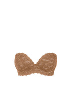 Pain De Sucre Brown Lace Bra in Lua Biscuit