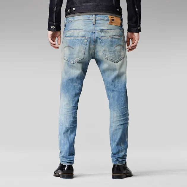G-Star 3301 Low Tapered Hack Denim Light Aged Jeans