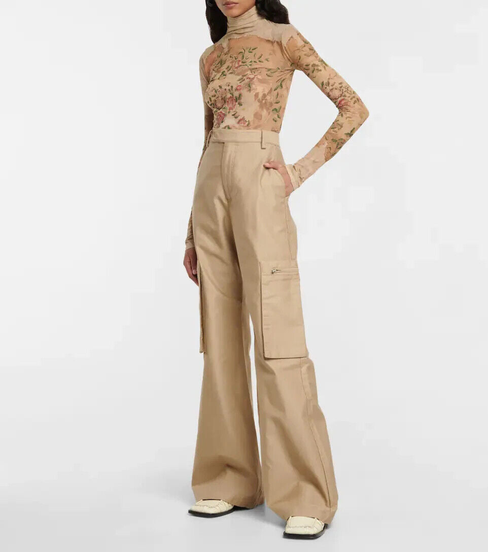 AMIRI Cargo Wide Tan Trousers - House Of Huntington