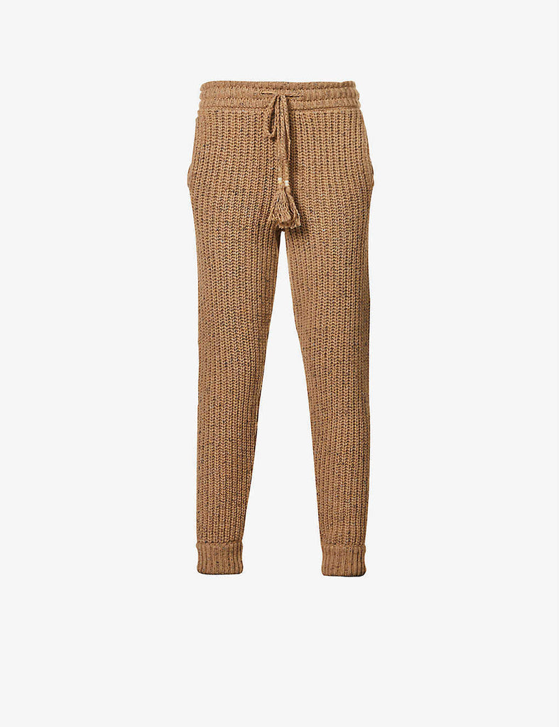 Alanui Knitted Joggers Trousers Pants Paso Del Icalma 