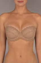 Pain De Sucre Brown Lace Bra in Lua Biscuit
