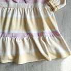 OLIVIA RUBIN Striped Pink Bow Detail Angel Coquette Aesthetic Dress - House Of Huntington