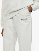 SPORTY & RICH Good Health Heather Grey Joggers - House Of Huntington