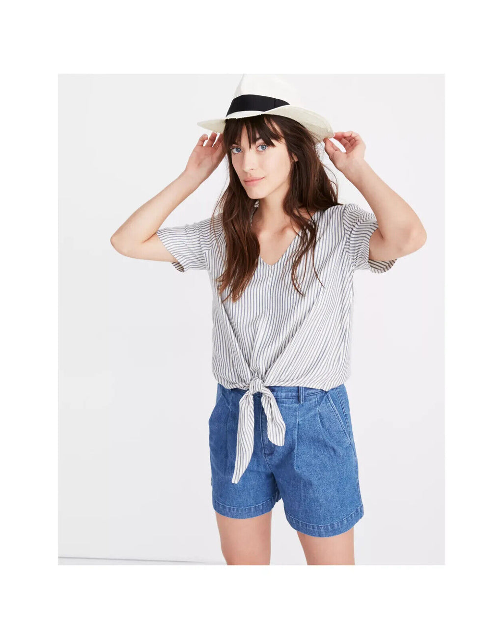 Madewell Novel Top Tie-front en haut Stripe
