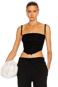 SAMI MIRO VINTAGE V-Cut Black Tank Top - House Of Huntington