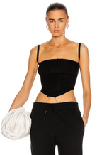 SAMI MIRO VINTAGE V-Cut Black Tank Top - House Of Huntington
