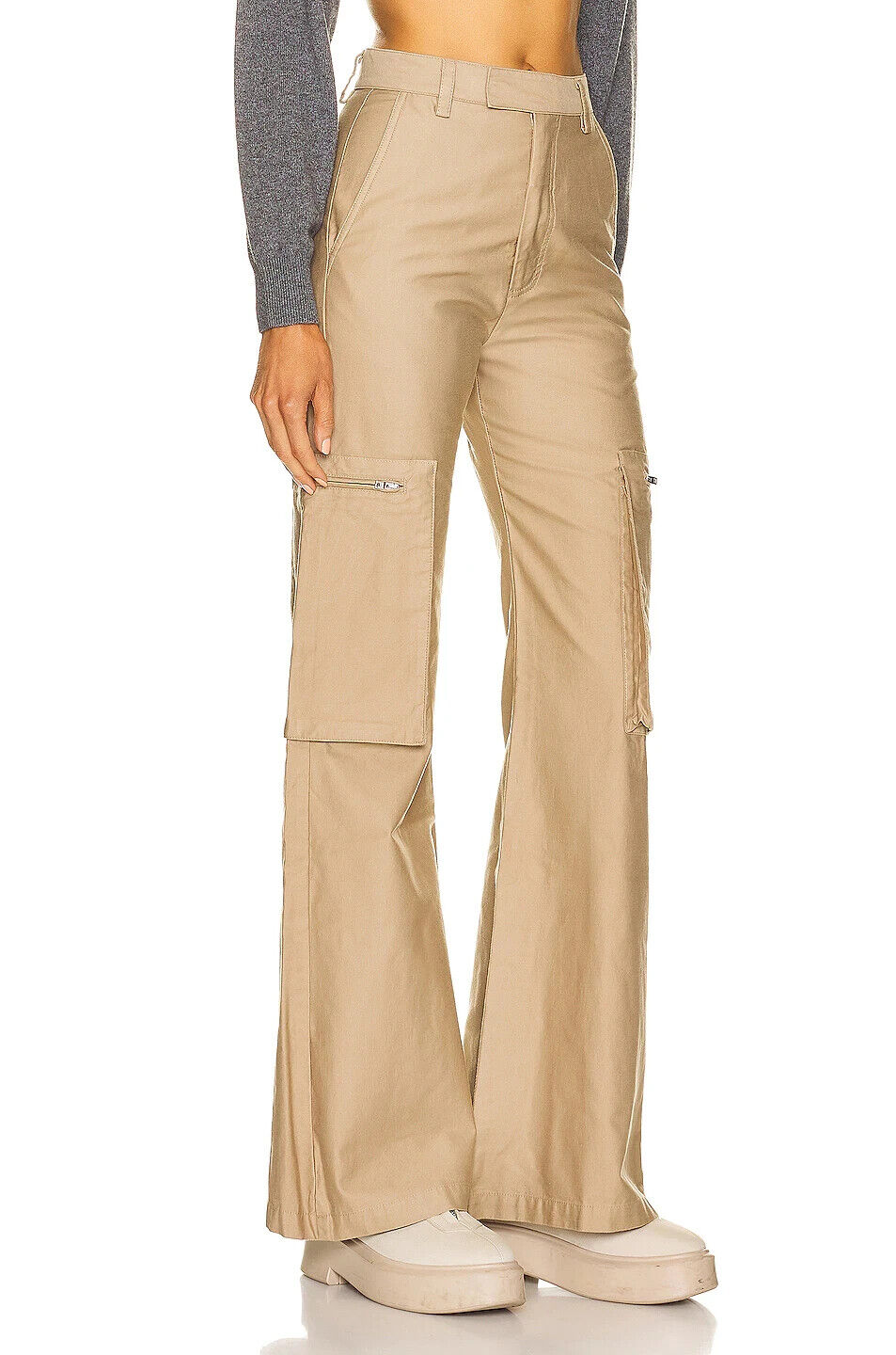 AMIRI Cargo Wide Tan Trousers - House Of Huntington