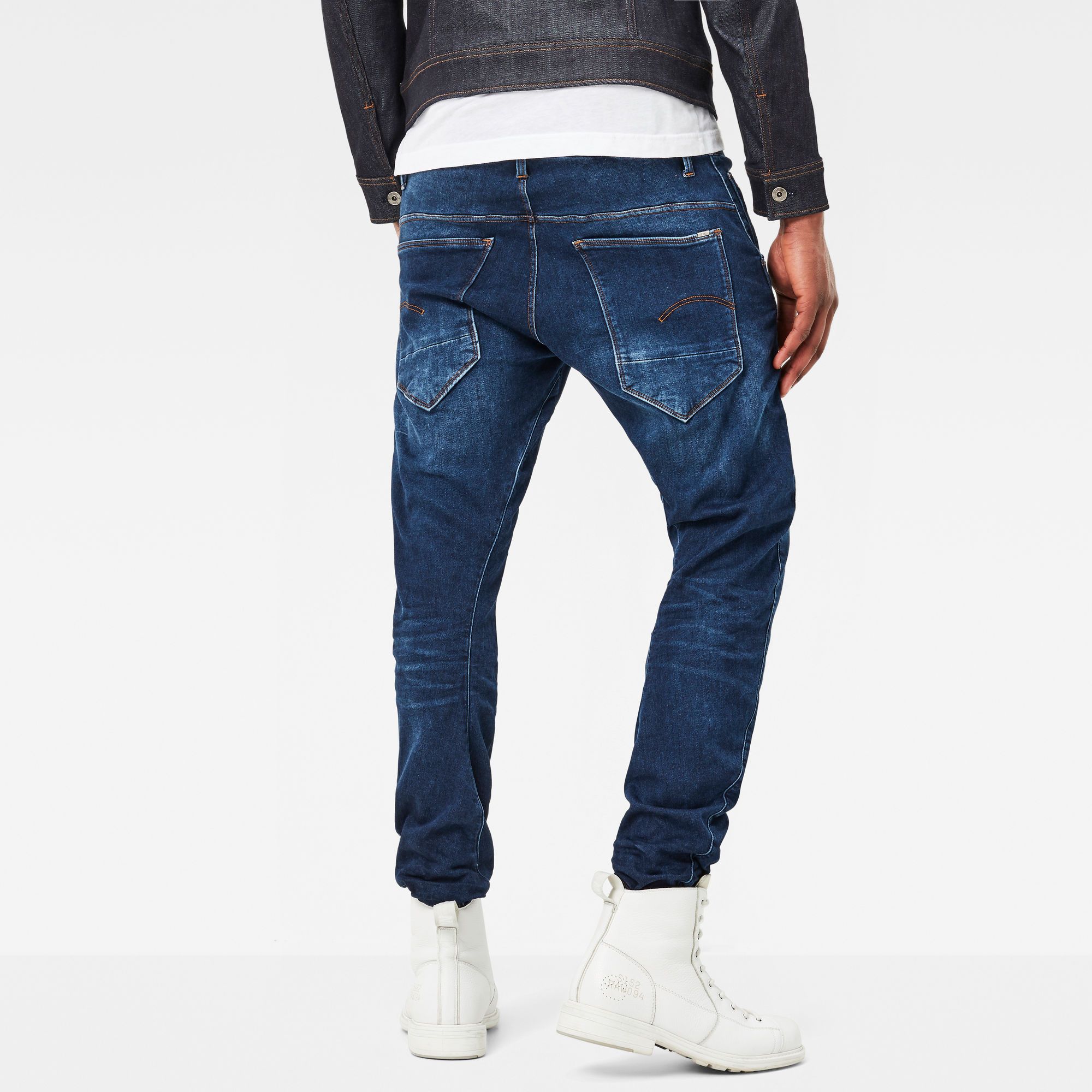 G-Star Arc 3D Sport Tapered Blue Trainer Elasticated Waist Pants